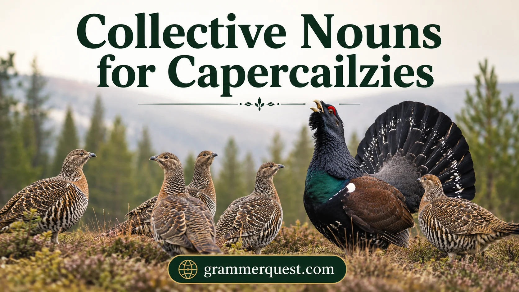 Collective Nouns for Capercailzies
