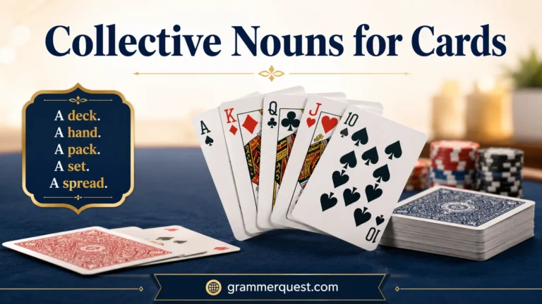 Collective Nouns for Cards