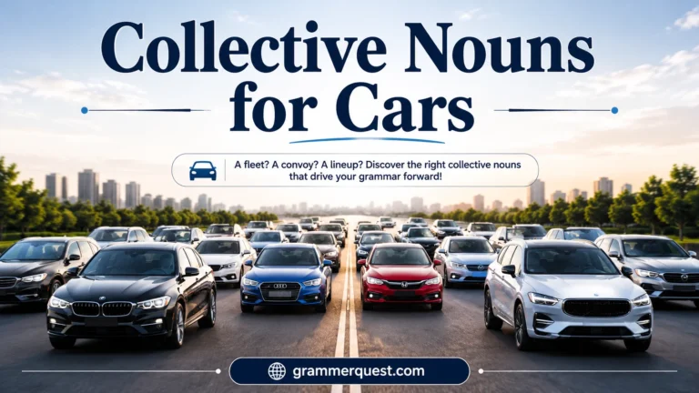 Collective Nouns for Cars