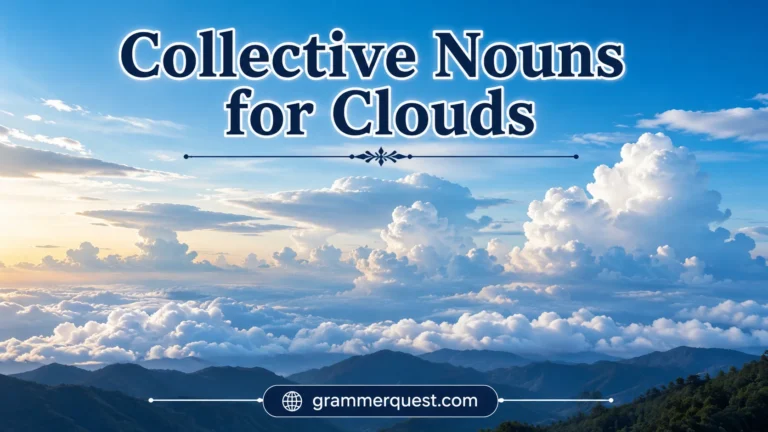 Collective Nouns for Clouds