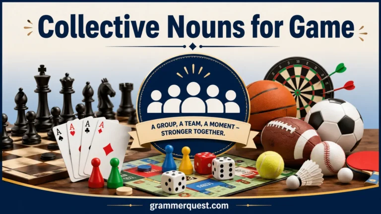 Collective Nouns for Game