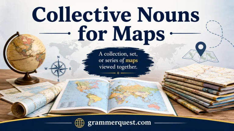 Collective Nouns for Maps