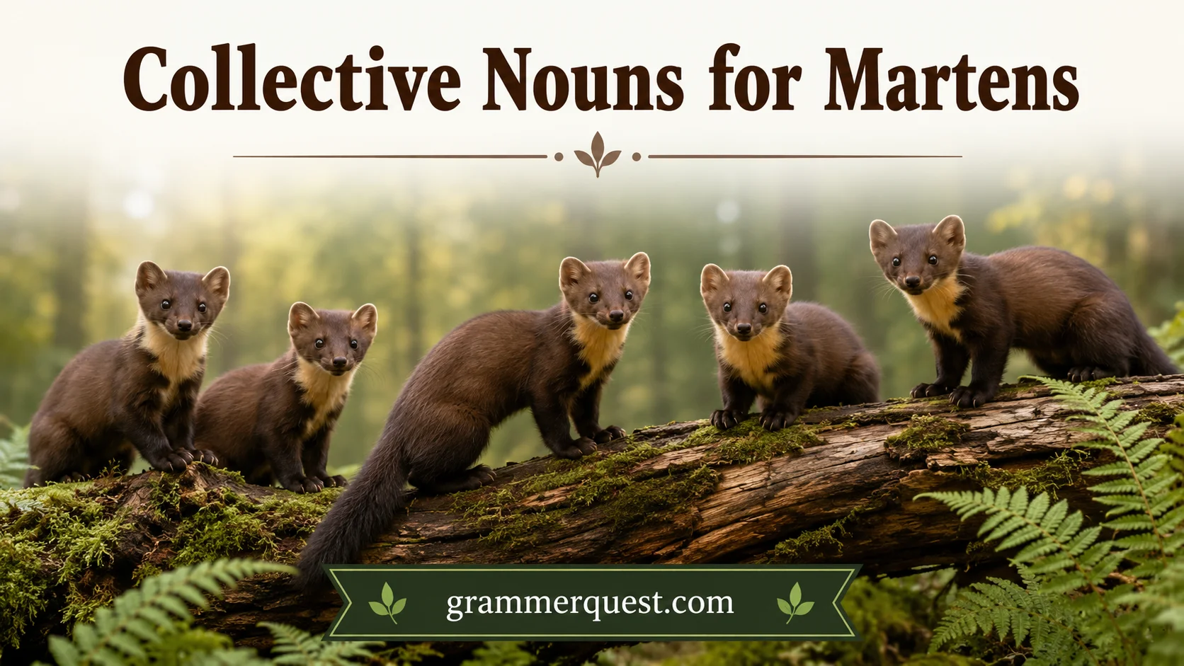 Collective Nouns for Martens