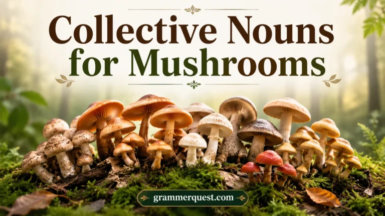 Collective Nouns for Mushrooms
