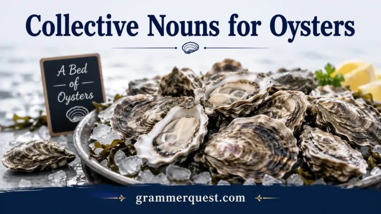 Collective Nouns for Oysters