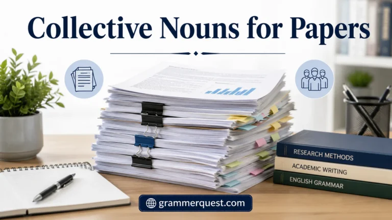 Collective Nouns for Papers