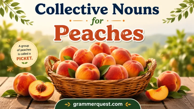Collective Nouns for Peaches