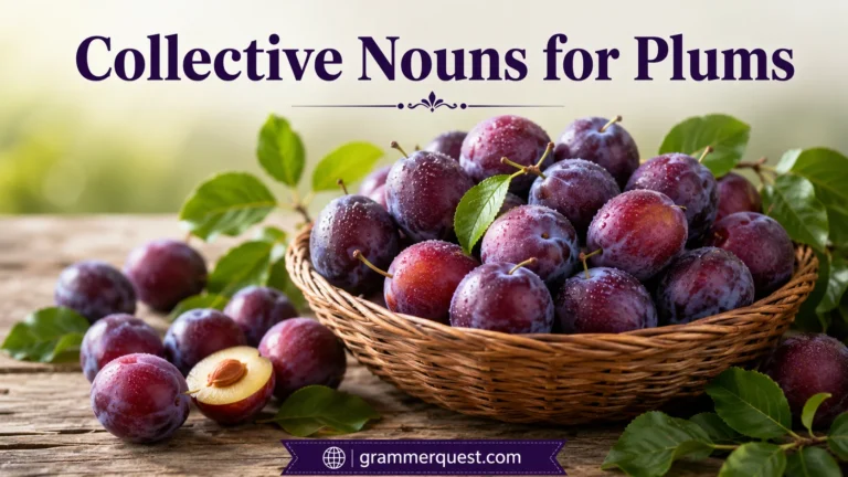Collective Nouns for Plums