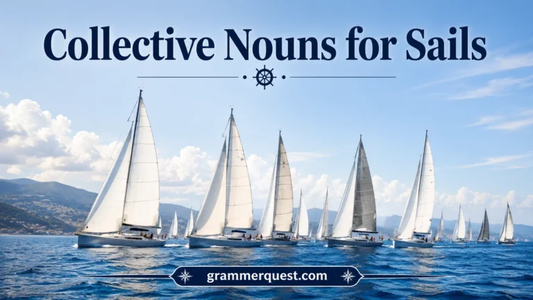 Collective Nouns for Sails 
