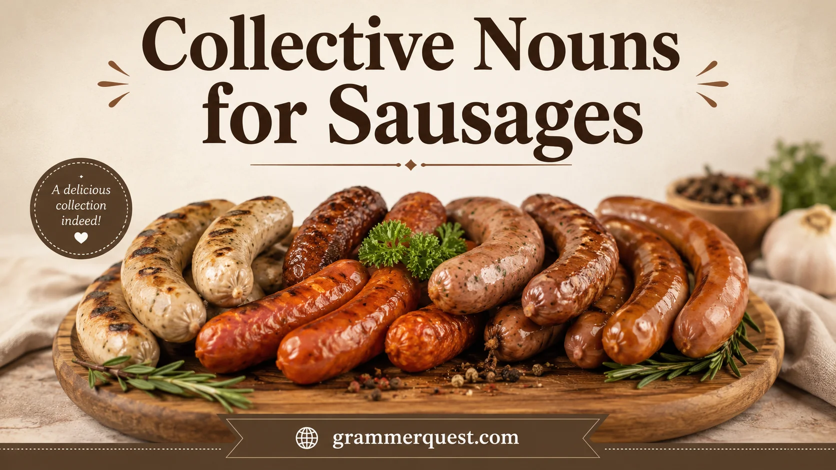 Collective Nouns for Sausages