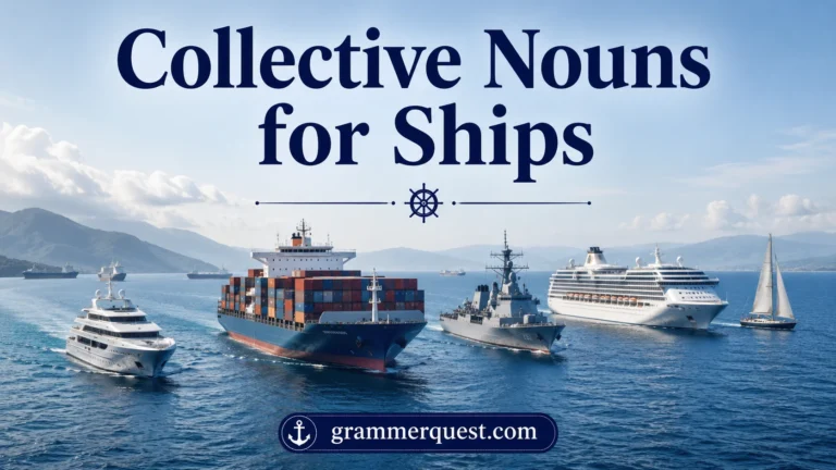 Collective Nouns for Ships