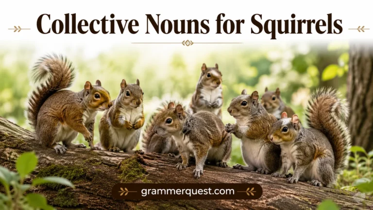 Collective Nouns for Squirrels