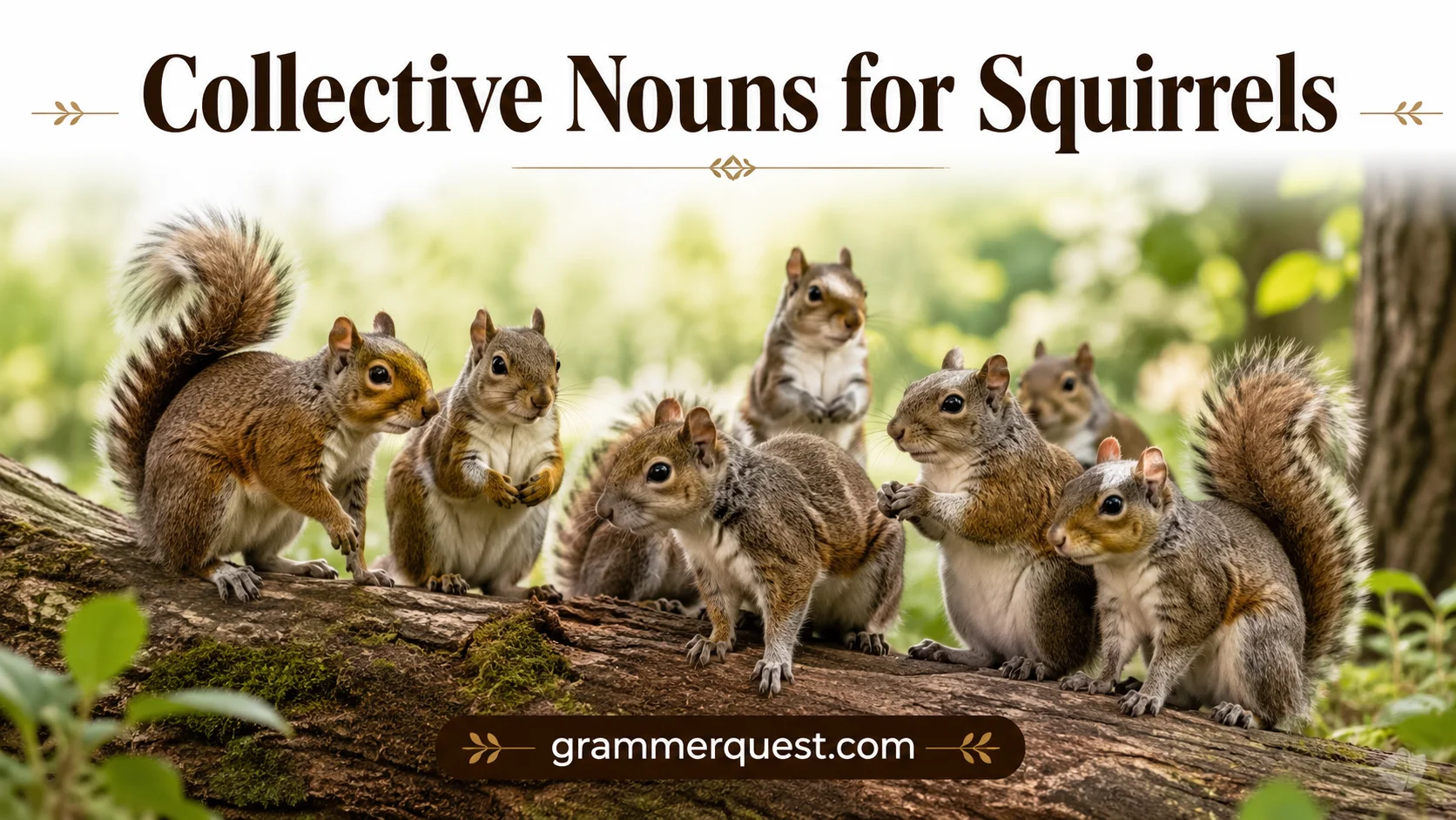 Collective Nouns for Squirrels