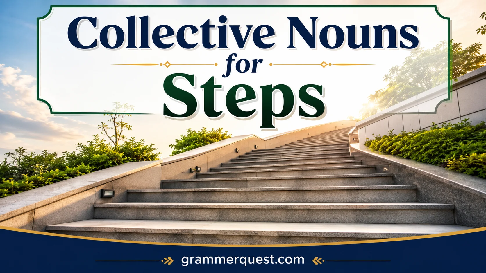 Collective Nouns for Steps