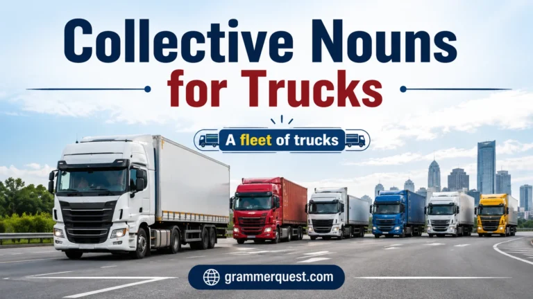 Collective Nouns for Trucks