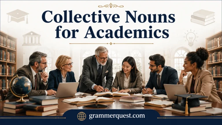 Collective Nouns for Academics