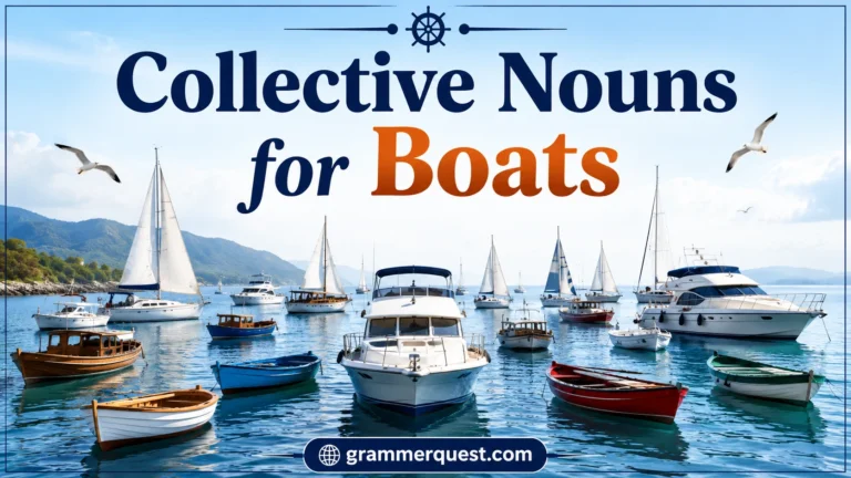 Collective Nouns for Boats