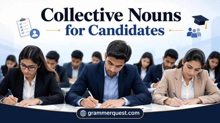 Collective Nouns for Candidates