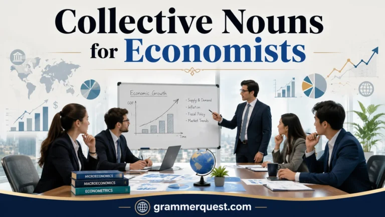 Collective Nouns for Economists