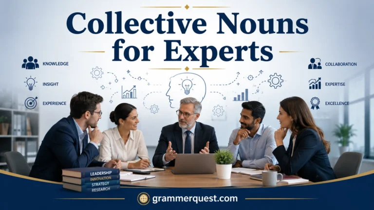 Collective Nouns for Experts