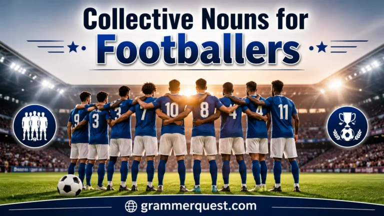 Collective Nouns for Footballers