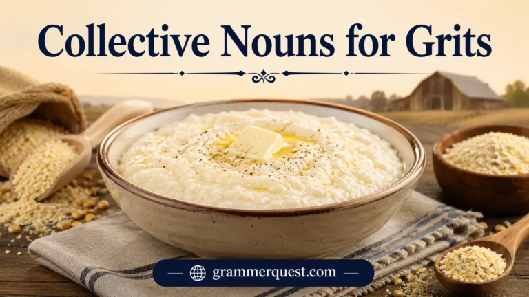Collective Nouns for Grits