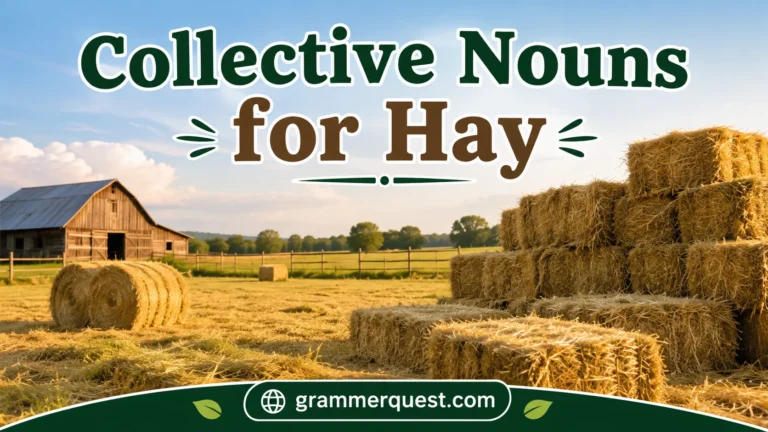 Collective Nouns for Hay