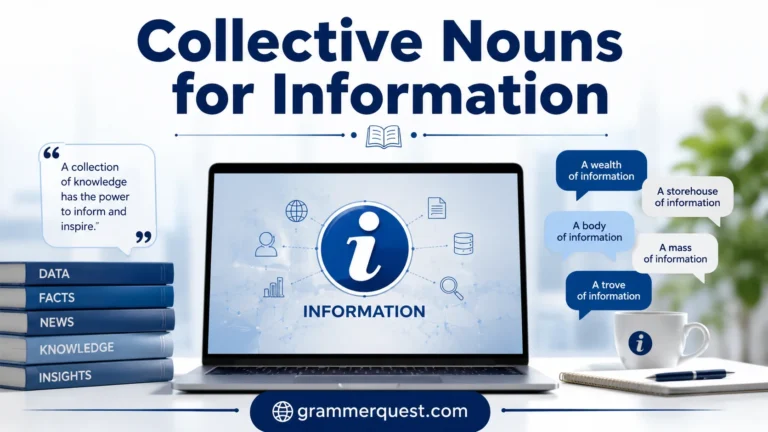 Collective Nouns for Information