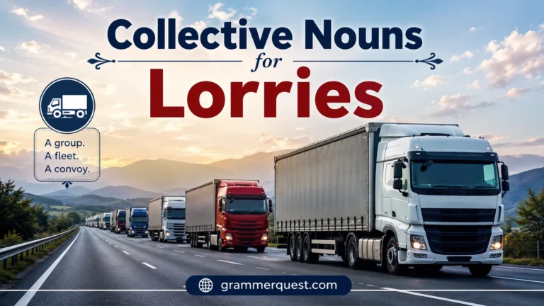 Collective Nouns for Lorries