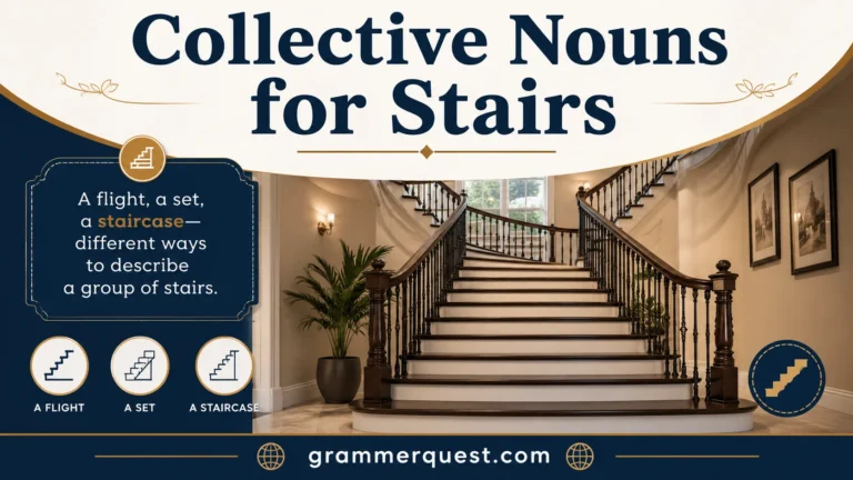 Collective Nouns for Stairs