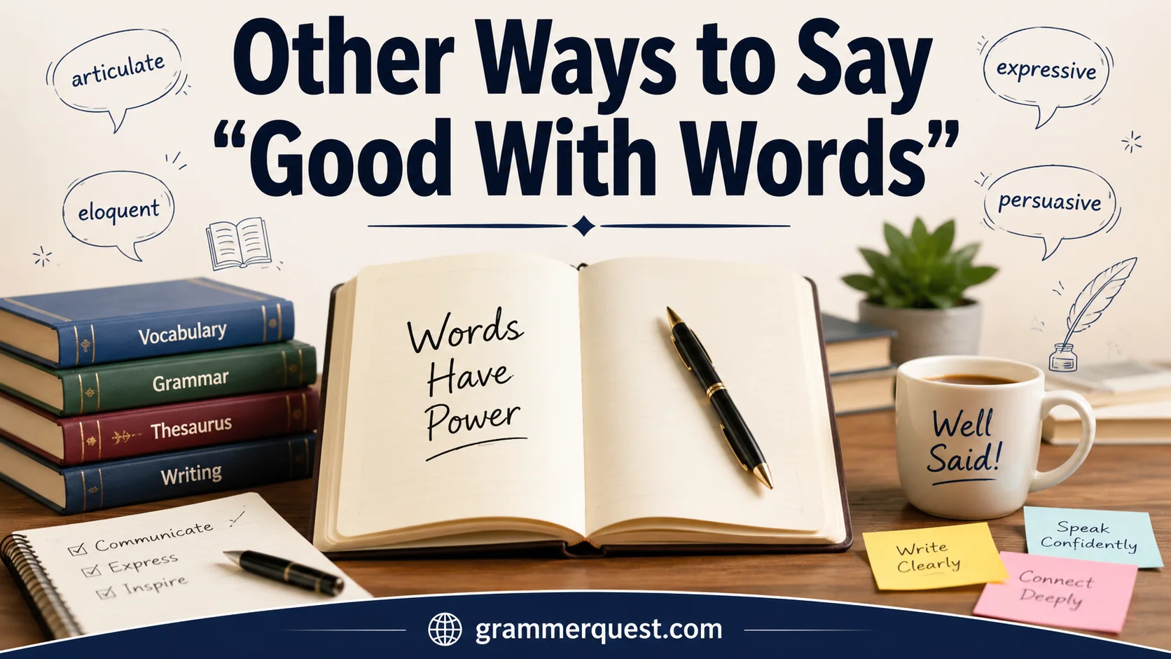 Other Ways to Say "Good With Words"