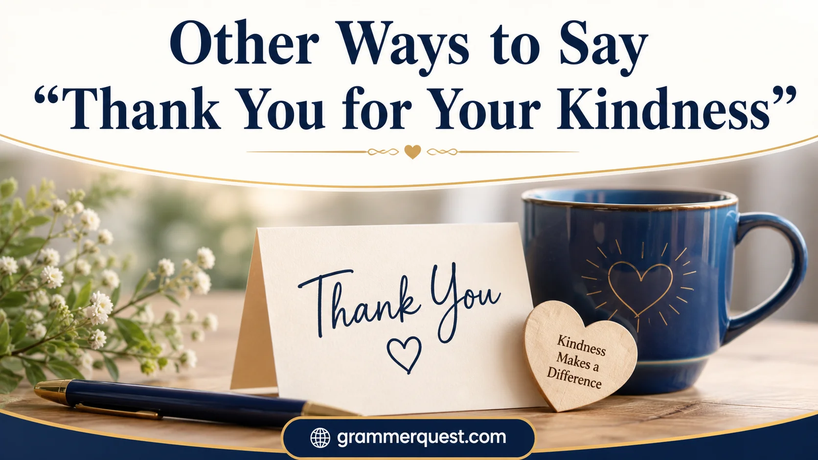 Other Ways to Say “Thank You for Your Kindness”