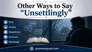 Other Ways to Say “Unsettlingly”