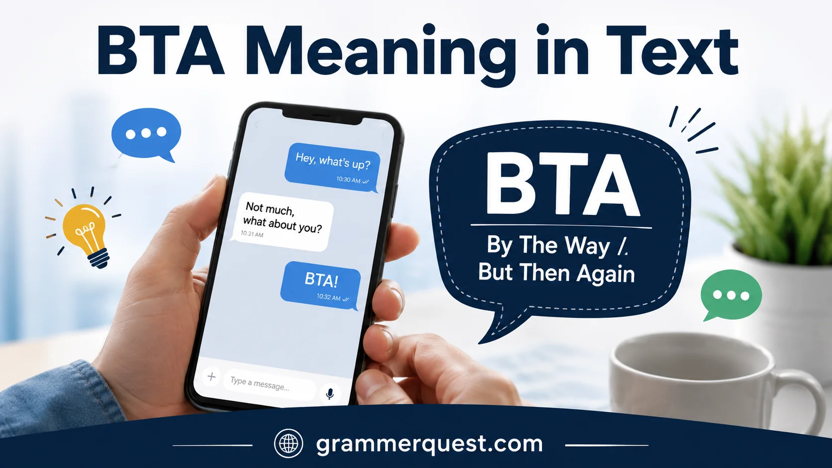 BTA Meaning in Text