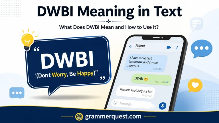 DWBI Meaning in Text