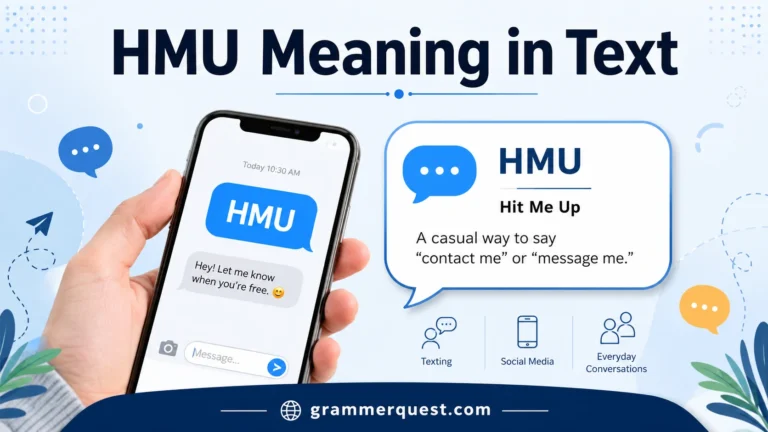 HMU Meaning in Text