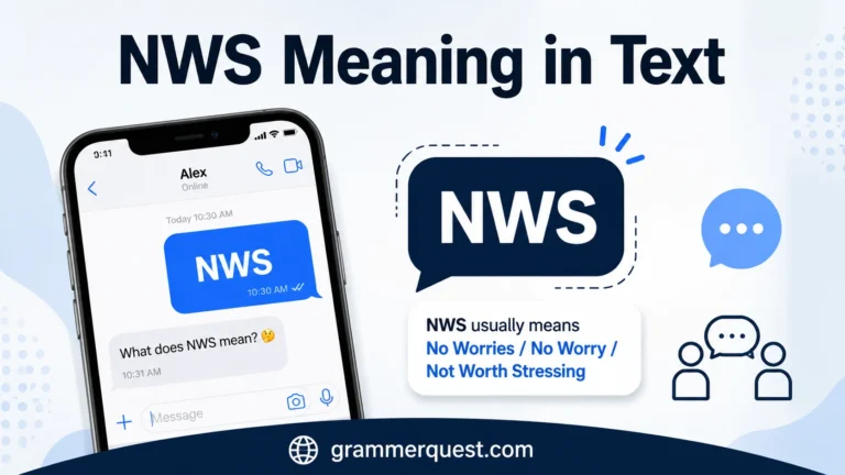 NWS Meaning in Text