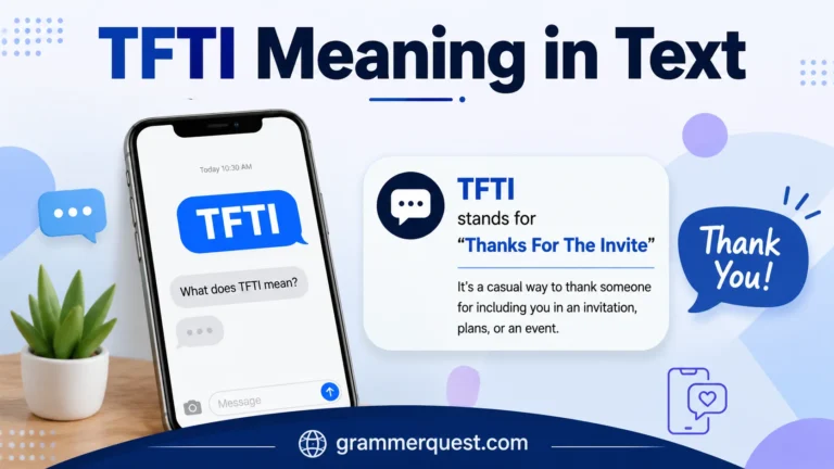TFTI Meaning in Text