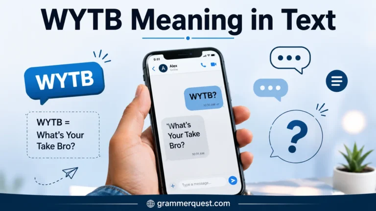 WYTB Meaning in Text